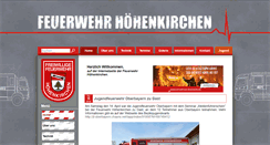 Desktop Screenshot of feuerwehr-hoehenkirchen.de